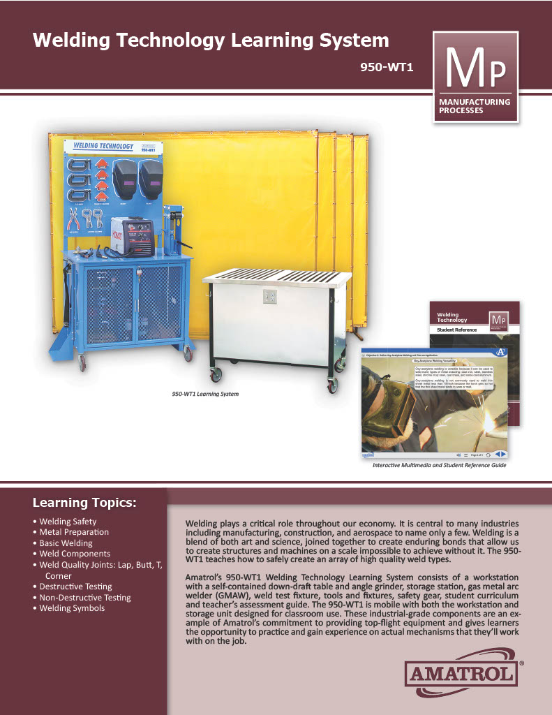 GMAW Welding Training Amatrol GMAW Welding Training 950-WT1