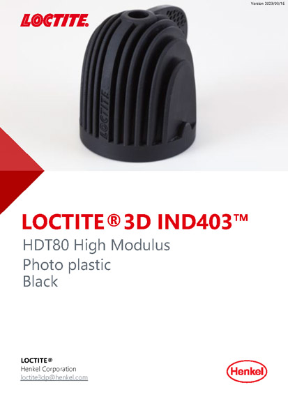 LOCTITE 3D IND403™ Material Data Sheet Stratasys P3 MDS