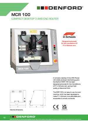 Download MCR-100 Brochure Denford MCR-100 Brochure