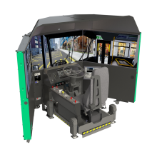 Acron Aviation Commercial Driving Simulator for Training Bus Operators