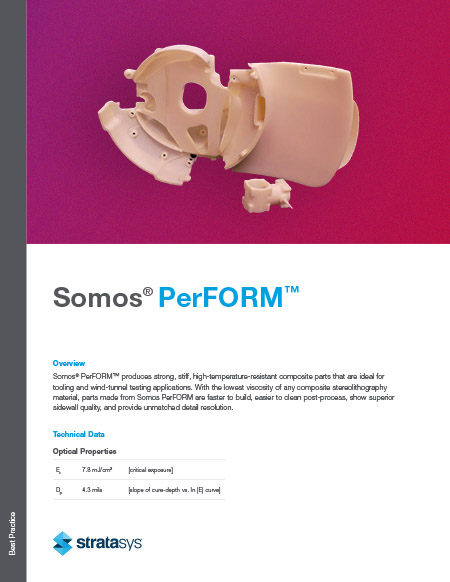 Somos PerFORM™ User Guide Neo Series Materials | Somos PerFORM™