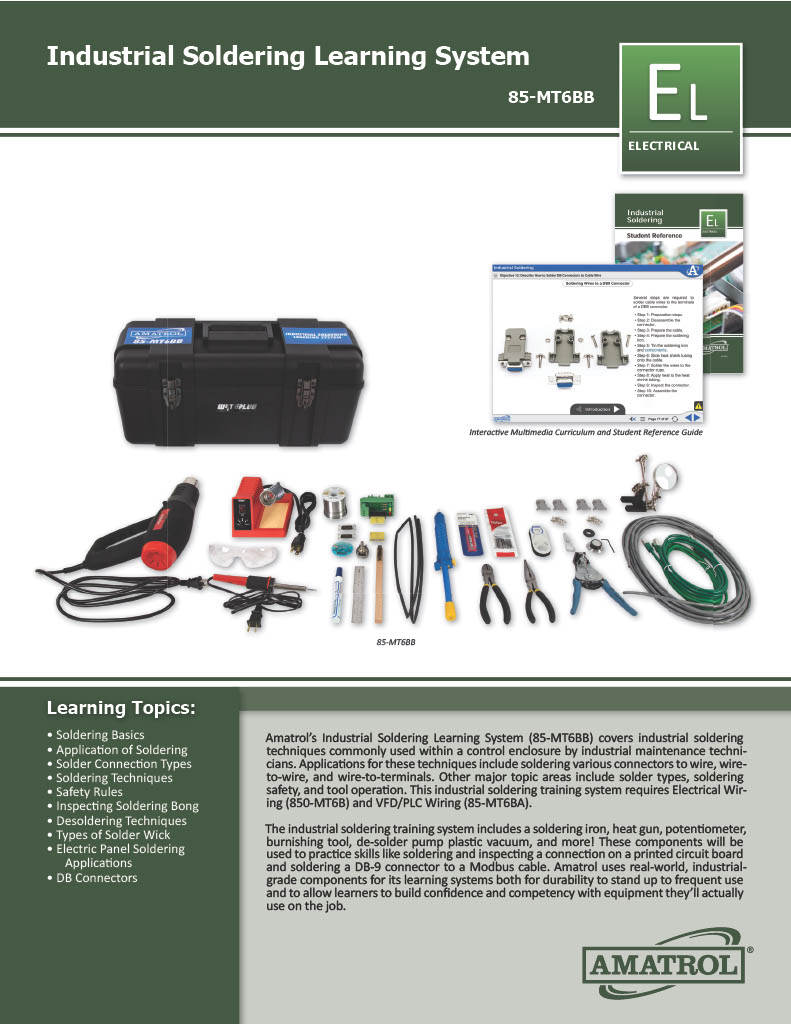 Industrial Soldering Training System | Amatrol