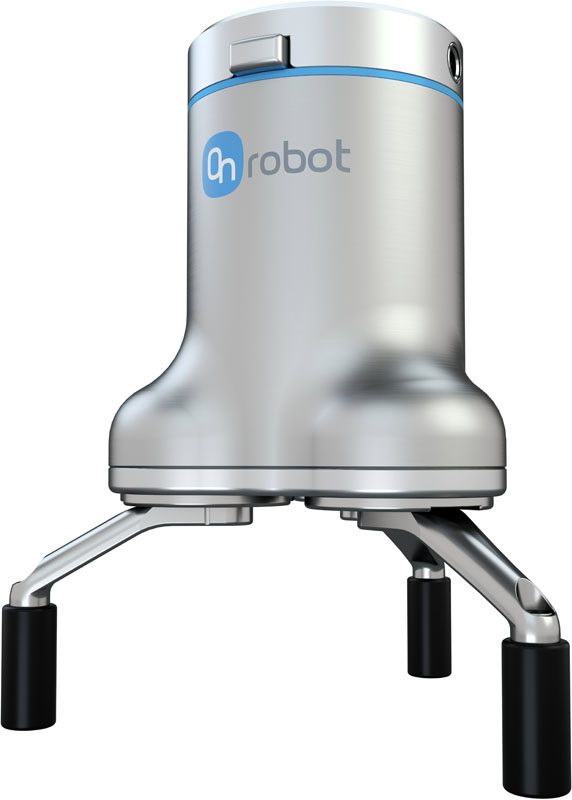 3FG15 Finger Gripper Bottom with Quick Changer On Robot 3FG15 Finger Gripper