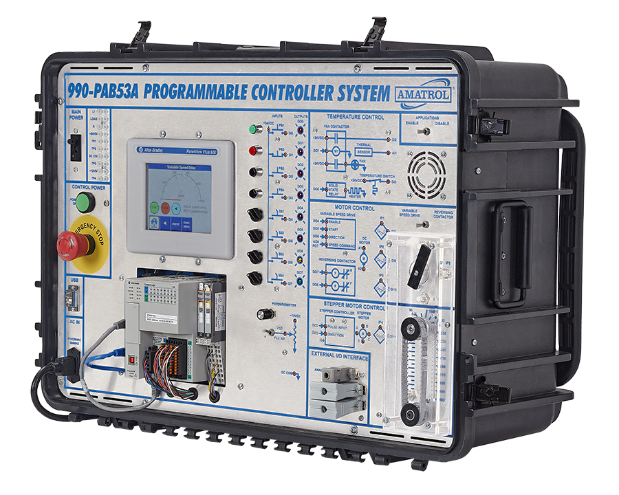 Allen-Bradley CompactLogix L16 Programming Amatrol 990-PAB53 Portable Training