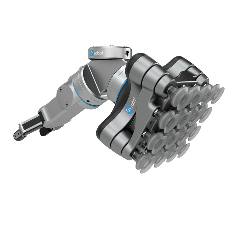 OnRobot Dual Quick Changer with RG2 and VG10 Grippers Reduced Cycle Times with OnRobot Dual Quick Changer