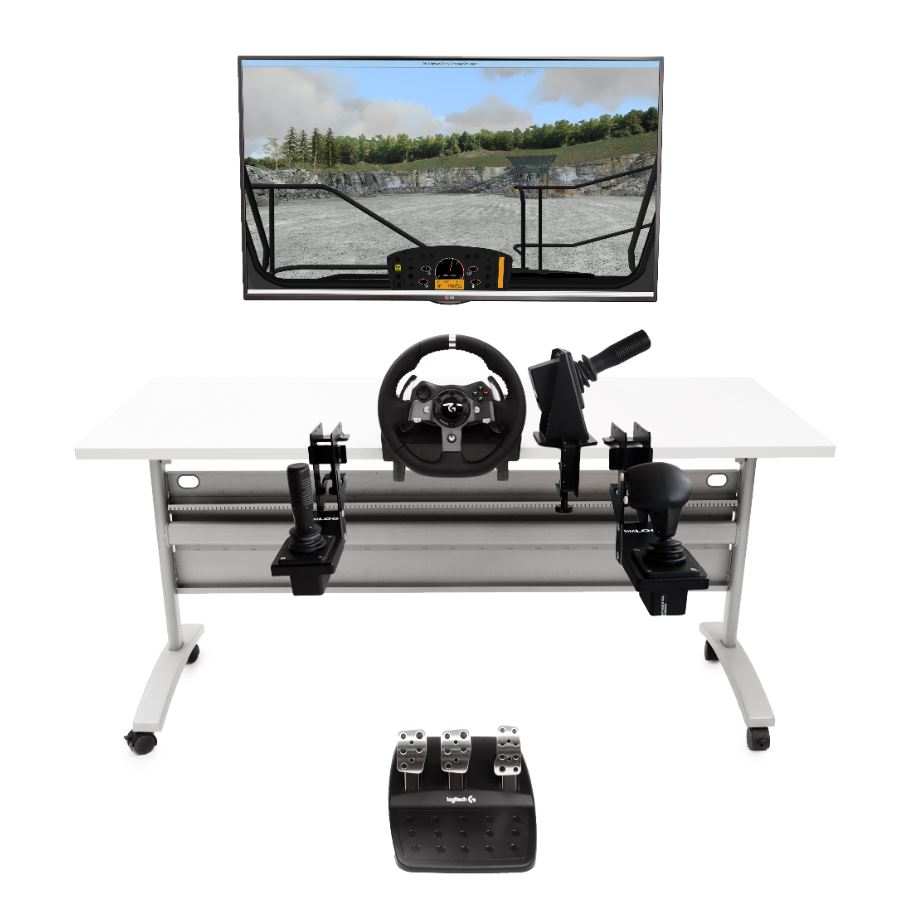 Mining Truck Personal Simulator - Replica Controls - 1 Display Simlog Mining Truck Personal Simulator