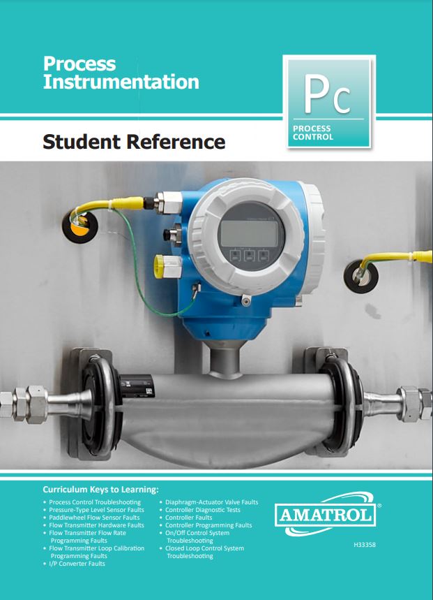 Amatrol T5600 Student Reference Guide for Process Instrumentation Student reference guide used to teach process instrumentation and measurement skills on the Amatrol T5600 system