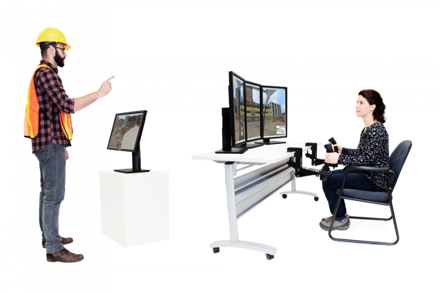 Signal Person Training with Simlog’s Advanced Edition Simlog Heavy Equipment Simulators for Operator Training