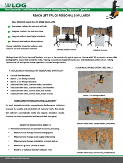 RLT Brochure Reach Truck Personal Simulator