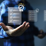 Displaying a student with an overlay indication a credential